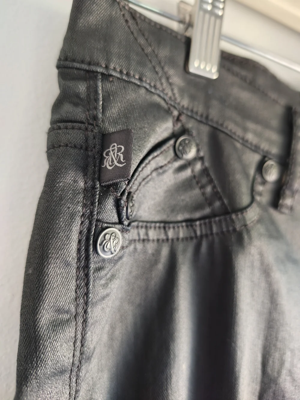 Rock & Republic Black Slim Fit Chinos